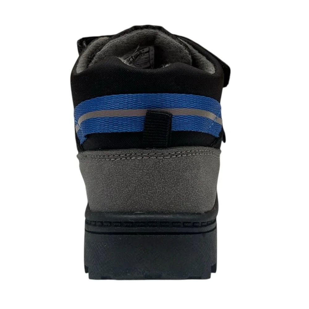 Carter's Toddler Boys Slip-on Athletic Ankle Booties Size 10 Black Blue Gray